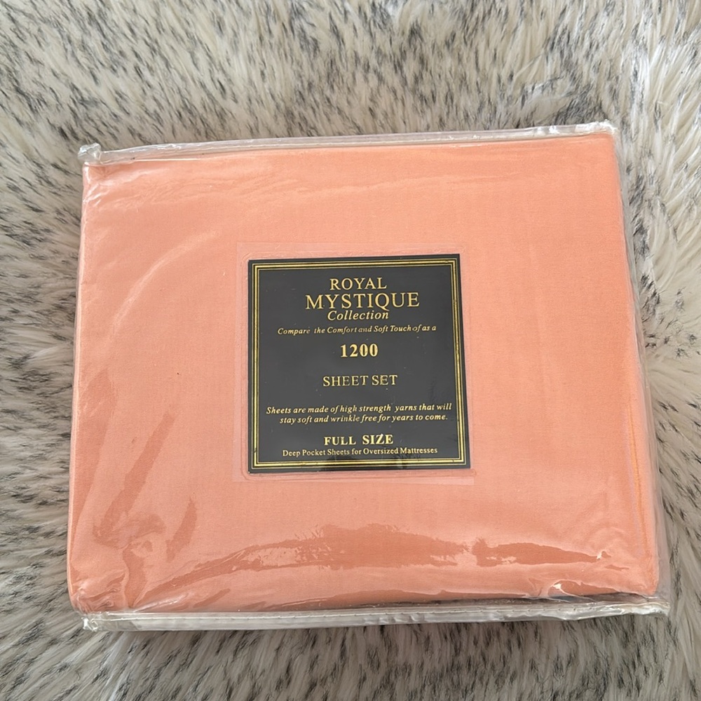 ✨2/$60✨ NWT Royal Mystique Collection 1200 Elegance Full Size Bed Set
